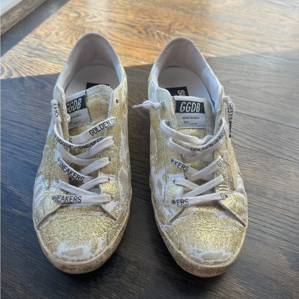 Limited Edition Golden Goose Sparkling Super-Star sneakers